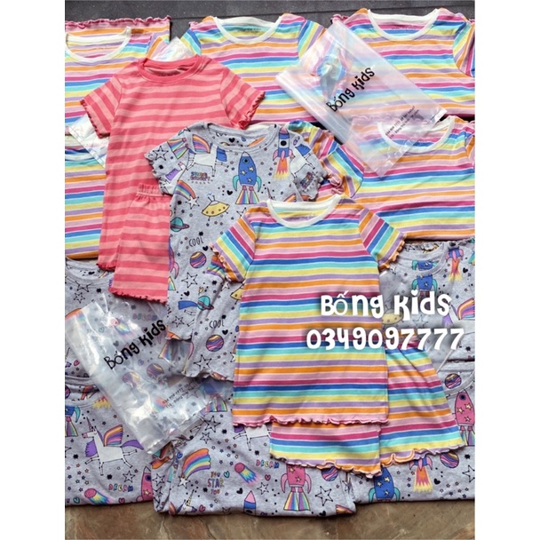 Bộ Hè Bé Gái Cotton Hàh Tinh Next