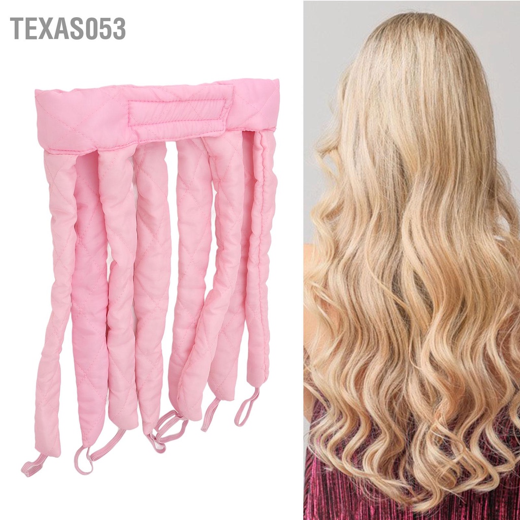 [Hàng Sẵn] Thanh uốn tóc xoăn không dùng nhiệt Hình Bạch Tuộc Kèm Túi Đựng Tiện Lợi Dụng Cụ Tạo Kiểu Tóc Xoăn【Texas053】