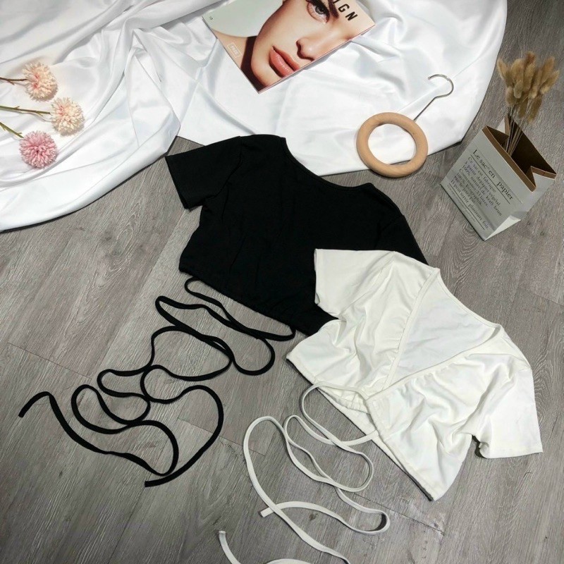 Áo Đắp Chéo Cột Dây, Bikini Đi Biển A62