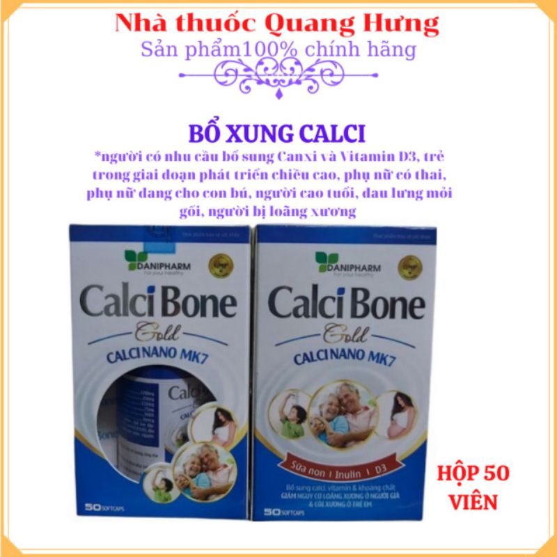 CALCI BONE GOLDbổ sung calci giảm nguy cơ loãng xương người lớn và còi