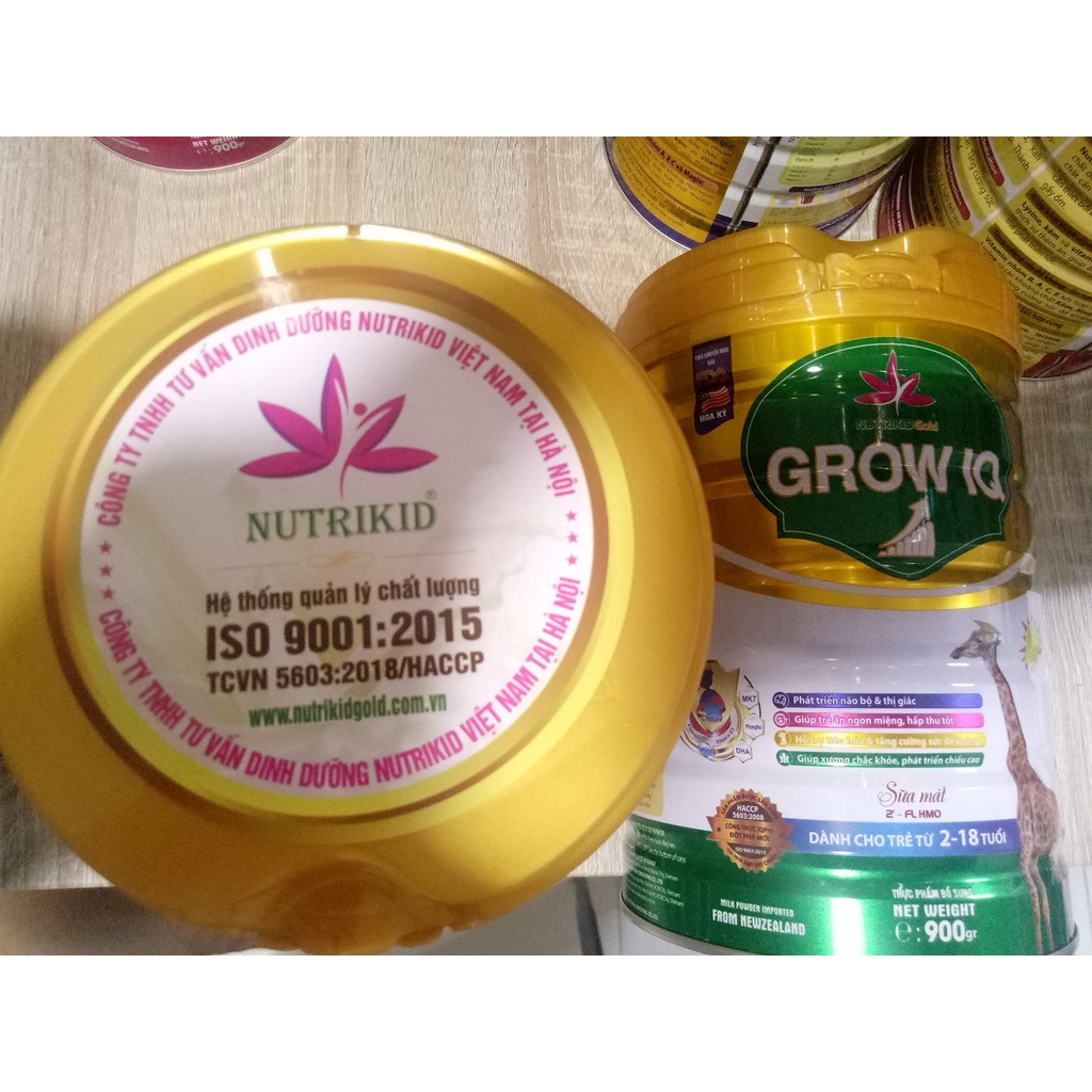 Sữa mát tăng chiều cao trí não Nutrikidgold lon 900g cho trẻ 2-18 tuổi
