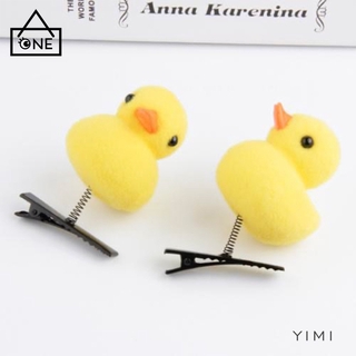 Kẹp Tóc Hình Chú Vịt 3D Dễ Thương