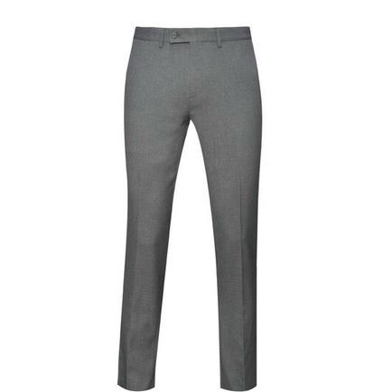 Quần âu owen màu xám sáng regular fit tăng đơ 2 cạp vải nano QRT23479