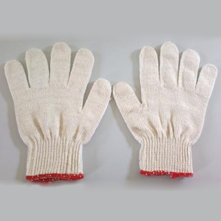 Túi 10 đôi găng tay bảo hộ lao động sợi trắng