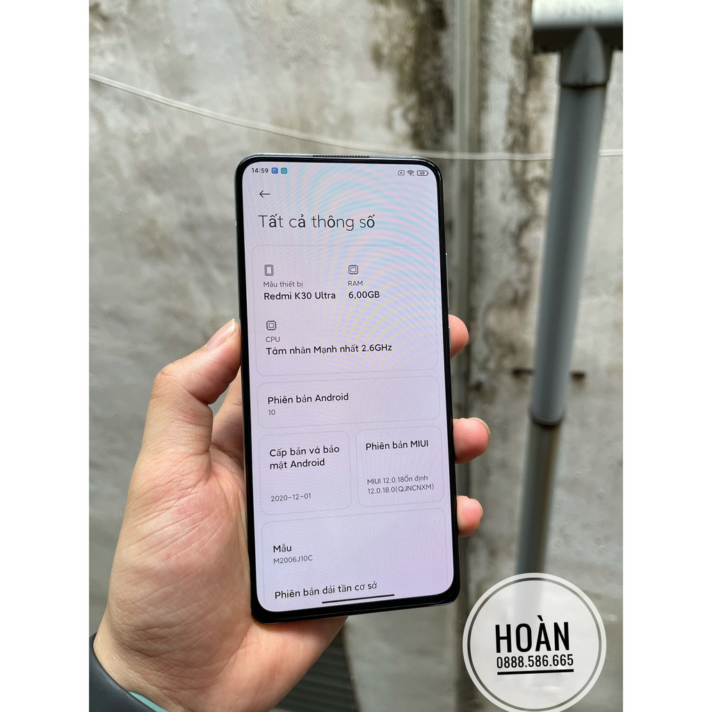 Điện thoại Xiaomi Redmi K30 Ultra (5G) 6/128GB likenew + Cường lực - Hàng nhập khẩu