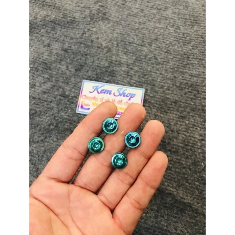 Bộ 4 Ốc Titan Gr5 Gắn Gáy Wave 50/100/110