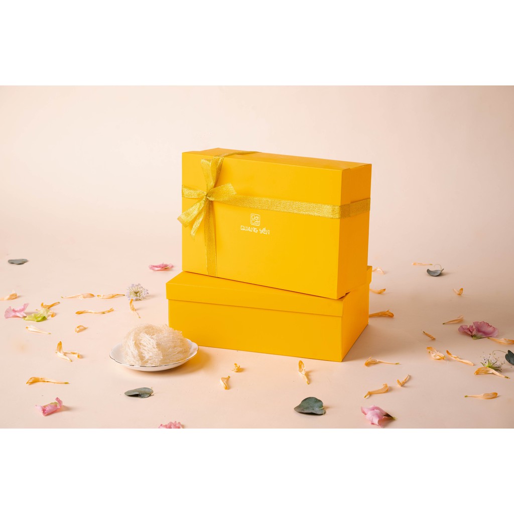 [HỘP QUÀ CAO CẤP] HỘP QUÀ GIẤY/GỖ CAO CẤP - 1 YẾN TINH CHẾ 50/100 + 1 HŨ TÁO ĐỎ - ĐẠI CÁT QUANG YẾN | BigBuy360 - bigbuy360.vn