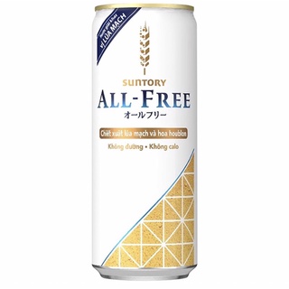 Nước Giải Khát Vị Lúa Mạch All-Free Lon 330ml