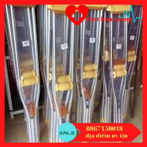 Nạng Chống Nách Bắng Hợp Kim Nhôm Akiko - Nạng Nhôm Rẻ 1 Cái