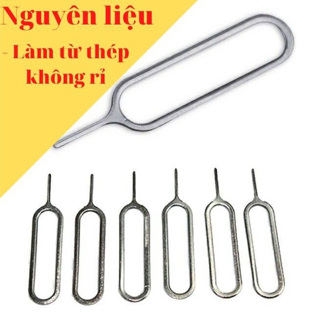 [Mua 1 Tặng 1] Que Chọc Sim Bền Đẹp, Làm Từ Thép Không Rỉ