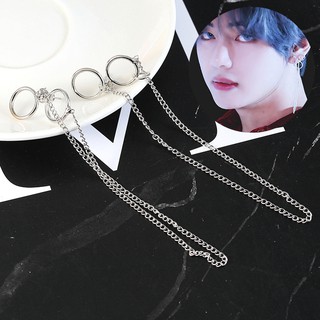 Khuyên tai dáng dài V BTS IDOL