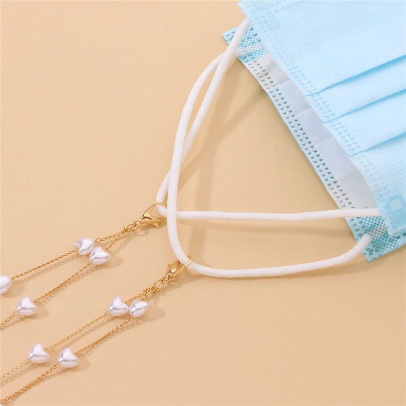Dây Đeo Mắt Kính Chống Rơi Đính Ngọc Trai Hợp Thời Trang