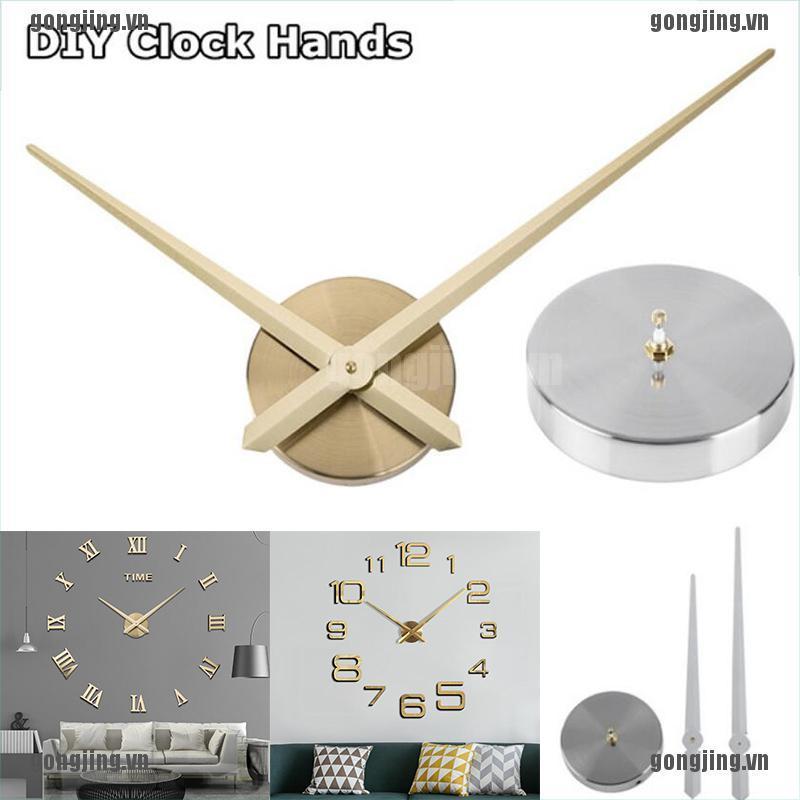 Gonj Đồng Hồ Cơ Kim Đồng Hồ Treo Tường Lớn DIY