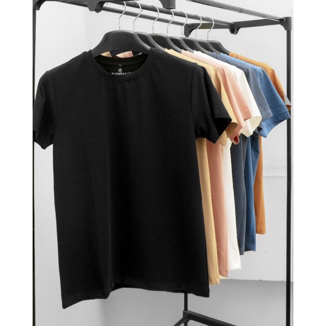 Áo thun ĐÔI NAM NỮ Cổ tròn Cotton Bamboo trơn - XUẤT XỊN SEPTEMBER 7TH | BigBuy360 - bigbuy360.vn