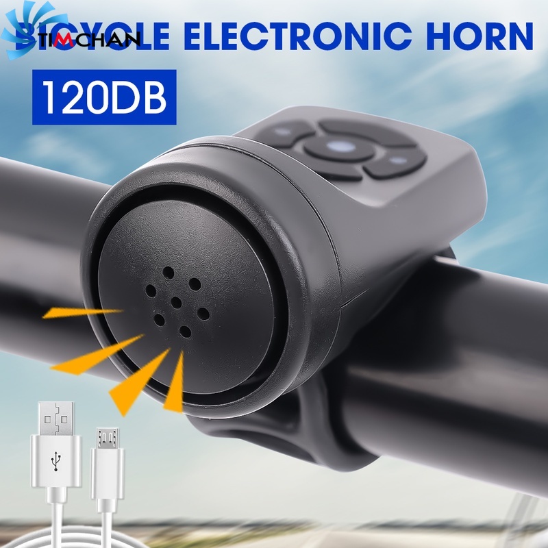 Còi Xe Đạp Điện 120DB 4 Chế Độ Kèm Chế Độ Báo Động Tiện Dụng