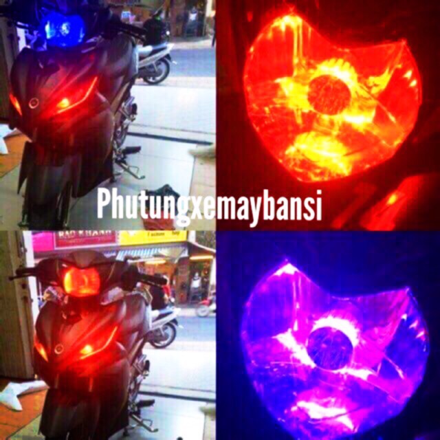 Đèn pha led H4 siêu quậy 7 màu
