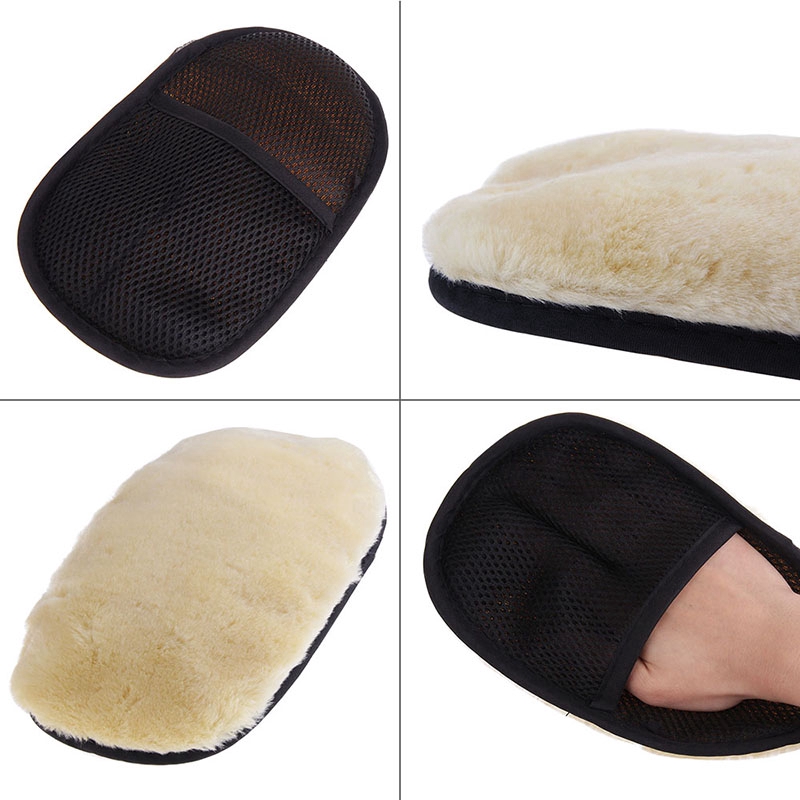 Găng tay lông mềm sợi nhỏ rửa xe