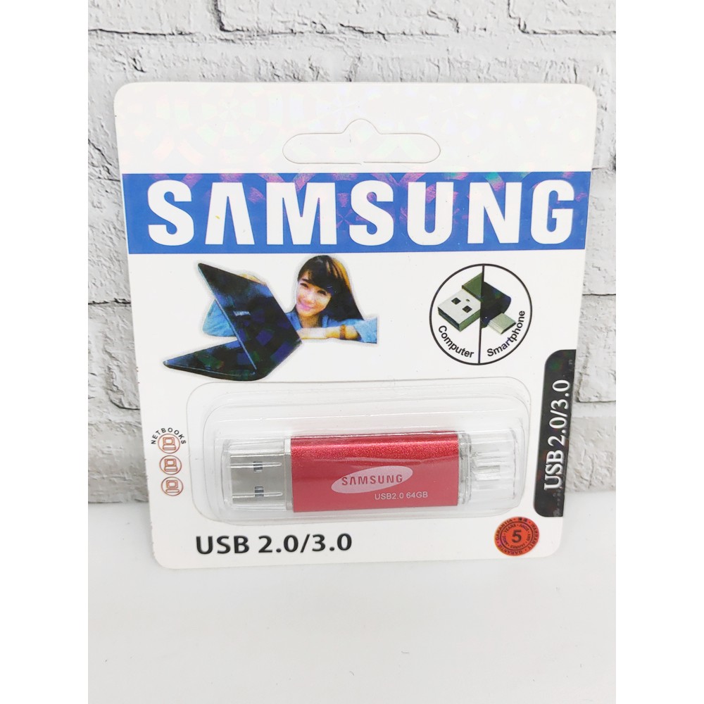 Usb Flashdisk Otg Samsung 2 / 4 / 8 / 16 / 32 / 64gb