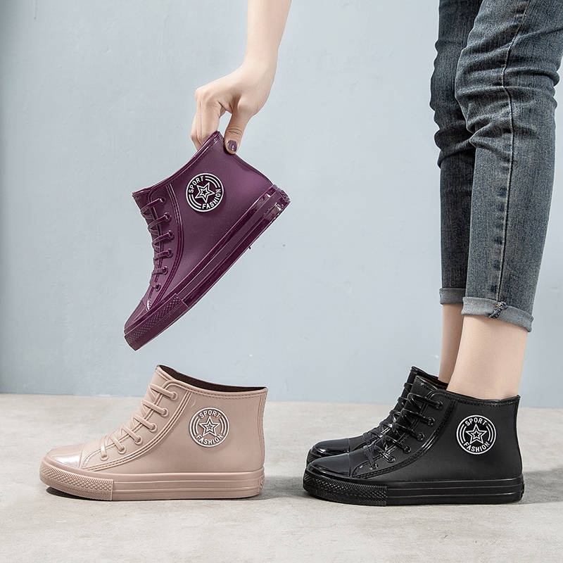 Ủng Đi Mưa Cổ Thấp Chất Liệu Dày Dặn Chống Mài Mòn Tiện Dụng Cho Nhà Bếp