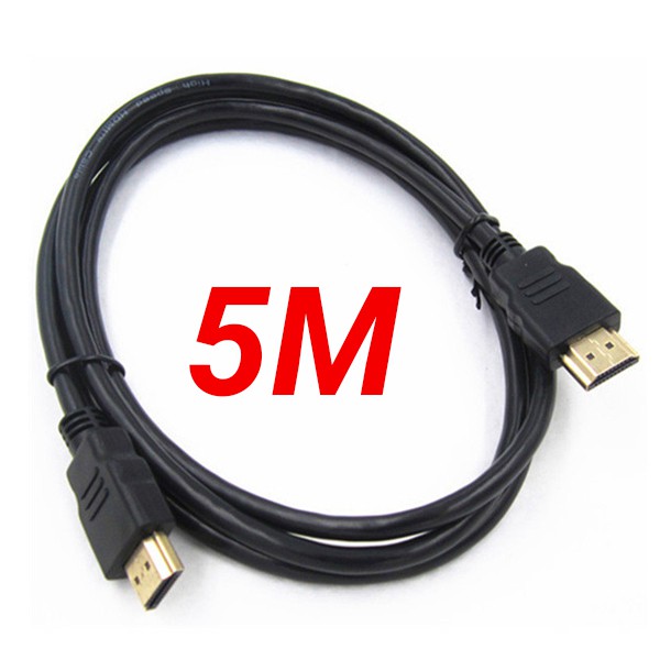 Dây Cáp HDMI tròn loại tốt 5m - 3m -1.5m chuẩn hình ảnh 2k, 3D, Ultra HD - Chính Hãng DA-LINK