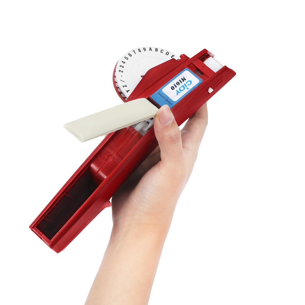 Cuộn Băng Dập Nổi 3D Cidy 1610 Thay Thế Cho Máy In 6 / 9mm Dymo Sắp Xpress 1610