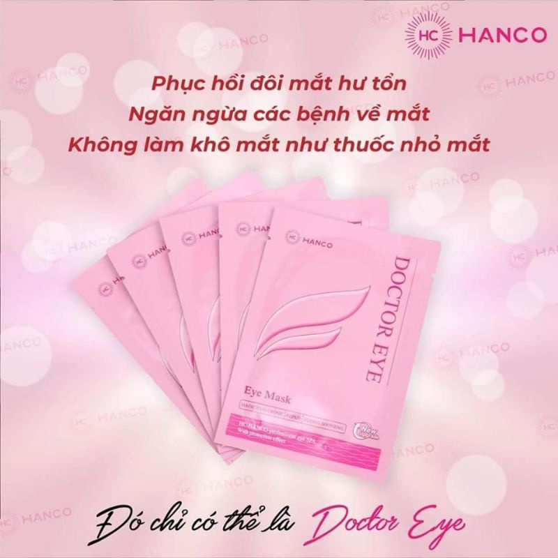 [ CHÍNH HÃNG ] Mặt nạ mắt Hanco giúp ổn định thị lực, dễ ngủ (DOCTOR EYE - EYE MASK) | BigBuy360 - bigbuy360.vn