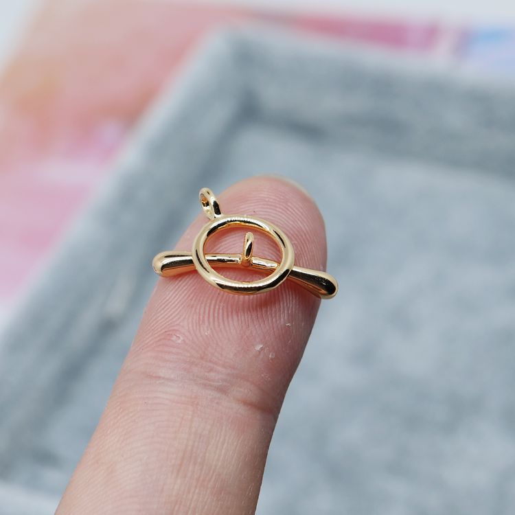 Khóa Cài Đầu Nối Ngọc Trai Mạ Vàng 18k Dùng Làm Trang Sức Thủ Công diy