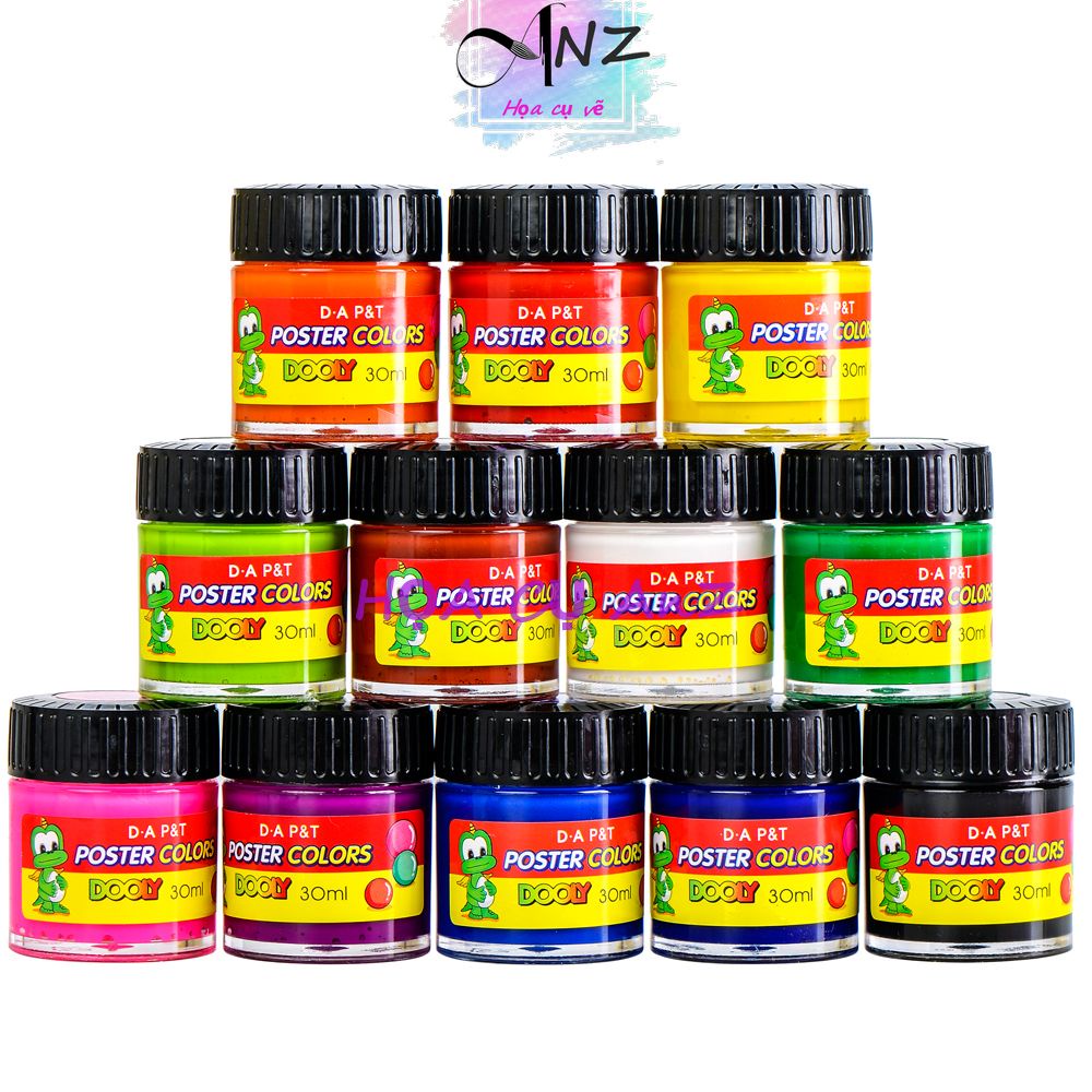 Màu POSTER DOOLY 30ml / 10ml  bán lẻ