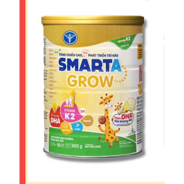 sữa bột SMARTA GROW 900G date mới