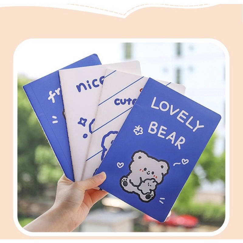 Vở học sinh, sinh viên cầm tay, nhật ký khổ A5 hoạt hình