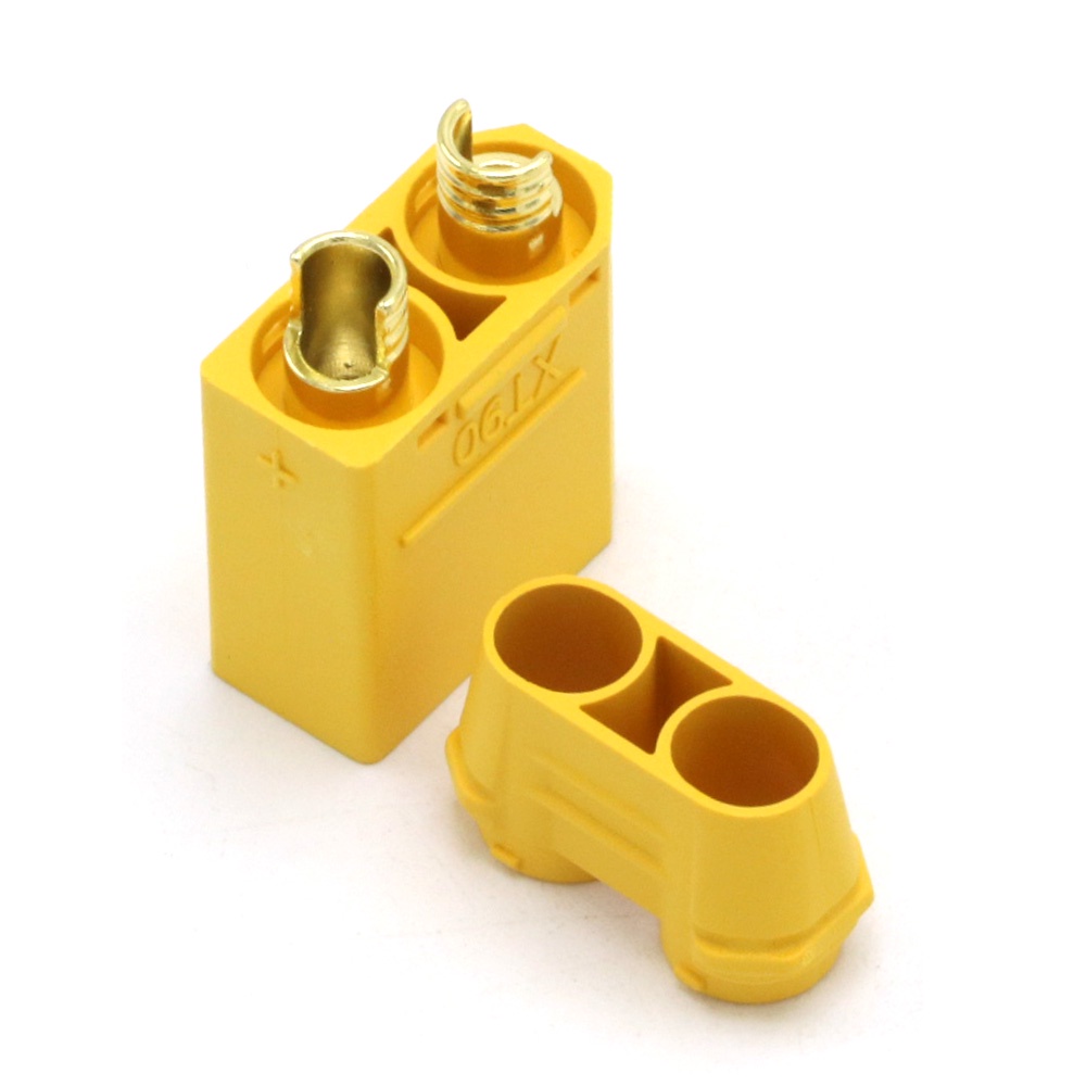 Bộ 4 Đầu Nối Pin Amass XT90 Mạ Vàng 4.5mm Cho Pin Mô Hình Điều Khiển Từ Xa