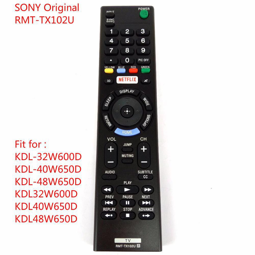 Điều Khiển Từ Xa RMT-TX102U Cho TV SONY KDL-32W600D KDL-40W650D KDL-48W650D KDL32W600D KDL40W650D KDL48W650D