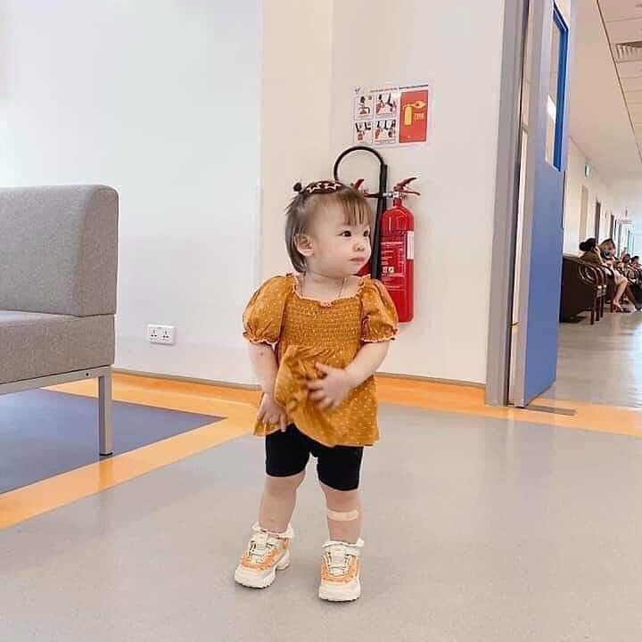 Quần legging đùi bé gái 7-18kg  - Quần chục legging đùi bé gái xinh xắn