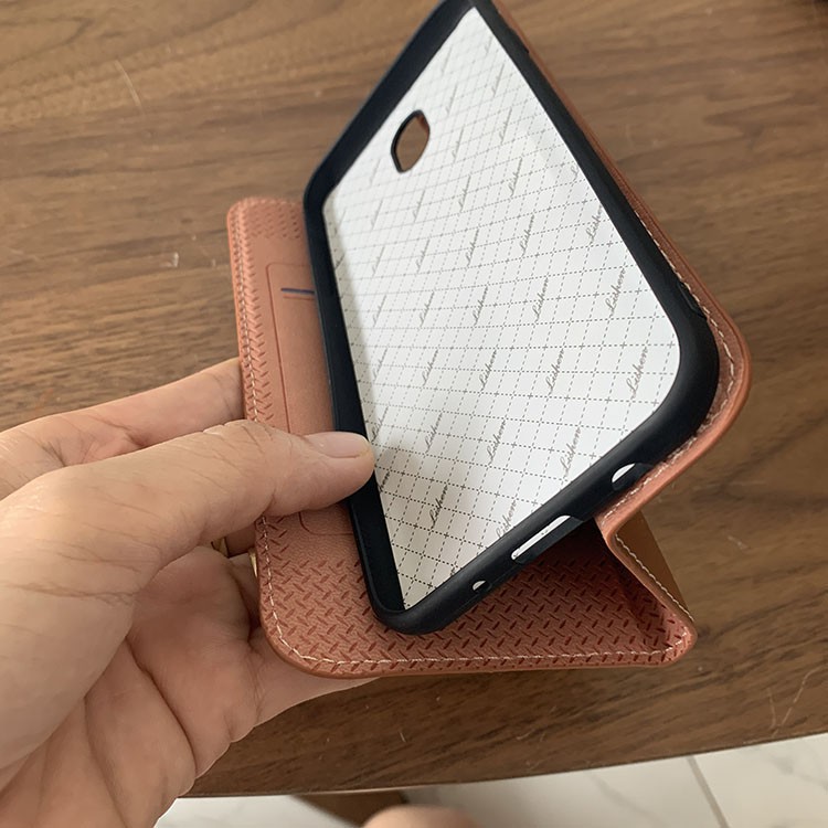 Bao da J7 Pro có khe nhét thẻ Hana case. (hàng chính hãng)