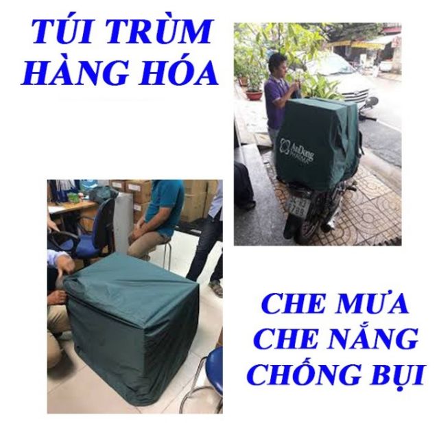 [Giá tốt nhất] Túi trùm hàng hoá sau xe loại nano dày 110cm x 75cm x 75cm