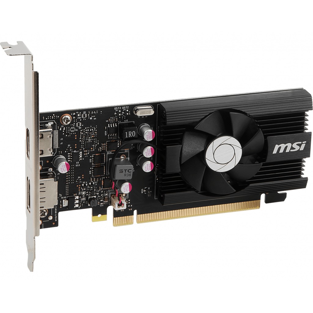 Card Màn Hình VGA MSI GeForce GT 1030 2GD4 LP OC - Hàng Chính Hãng - Bảo hành 36 tháng