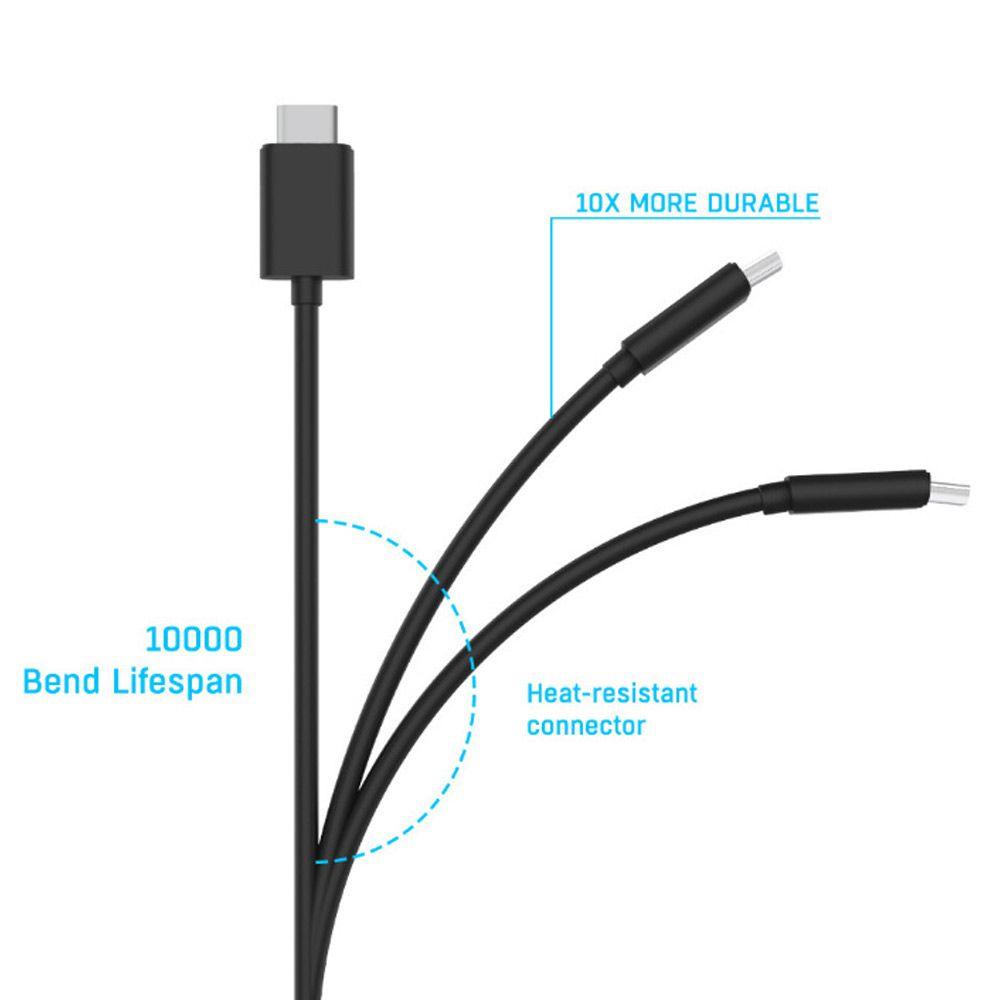 BTLIMER Dây Cáp Sạc Nhanh 2 Trong 1 Cho Tay Cầm Chơi Game Sony PS5