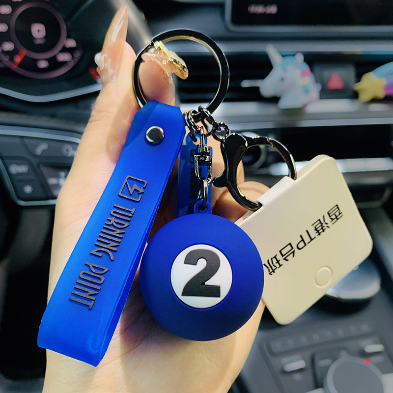 Móc Khóa Hình Bida Thời Trang Sáng Tạo