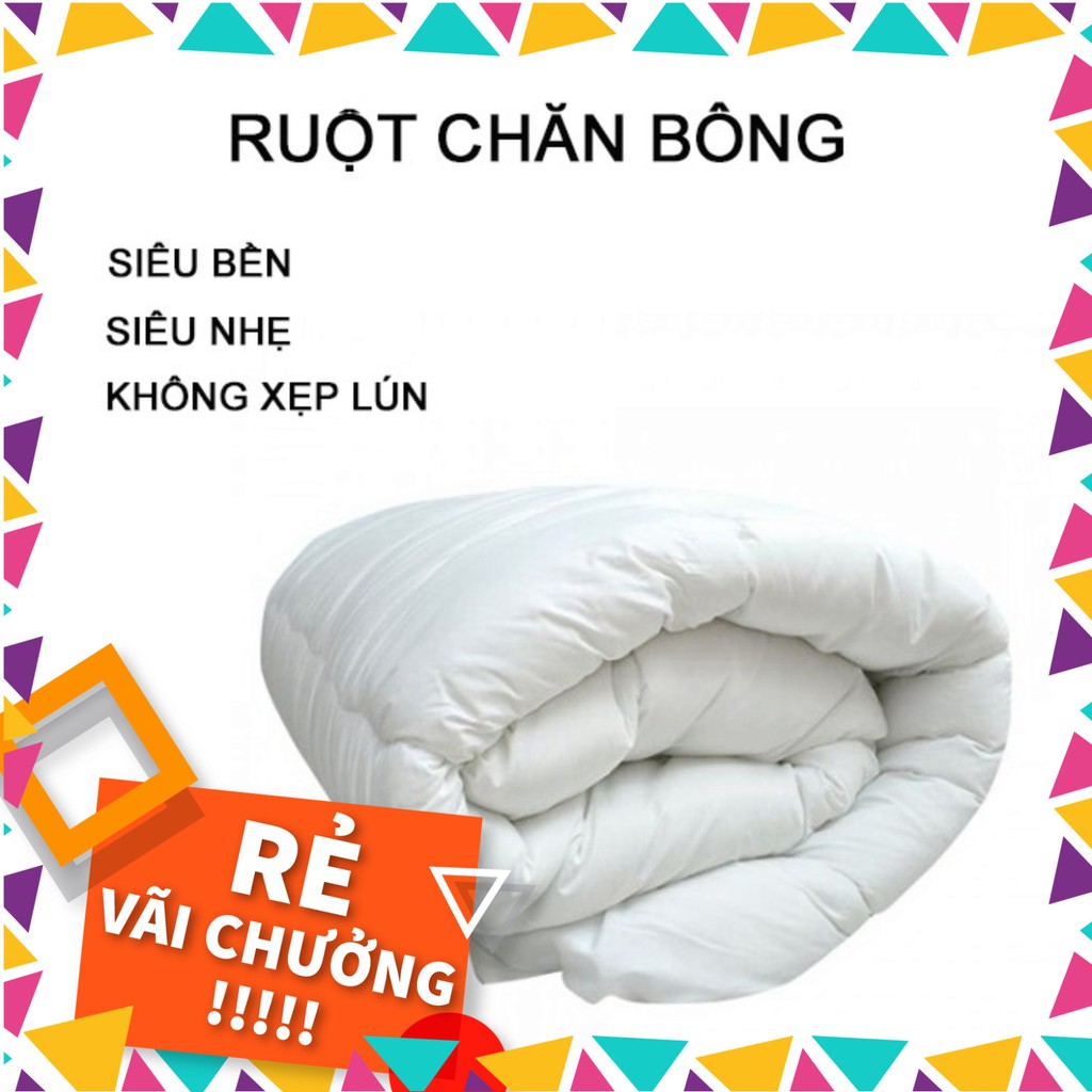 Ruột Chăn Bông Siêu Bền, Siêu Nhẹ, Không Xẹp Lún