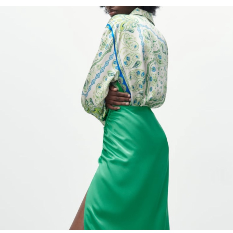 Zara Áo Sơ Mi Tay Dài In Họa Tiết Thời Trang Mùa Hè Dành Cho Nữ 22 7516252