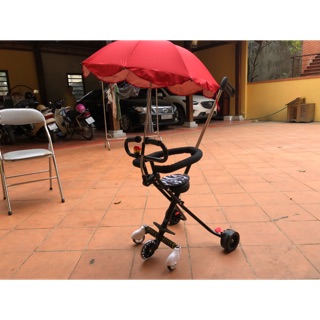 Combo xe đẩy 5 bánh và bộ quần áo trung niên