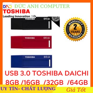 Usb toshiba 3.0 64gb , 32gb , 16gb , 8gb daichi , usb 3.0, bảo hành 24 tháng