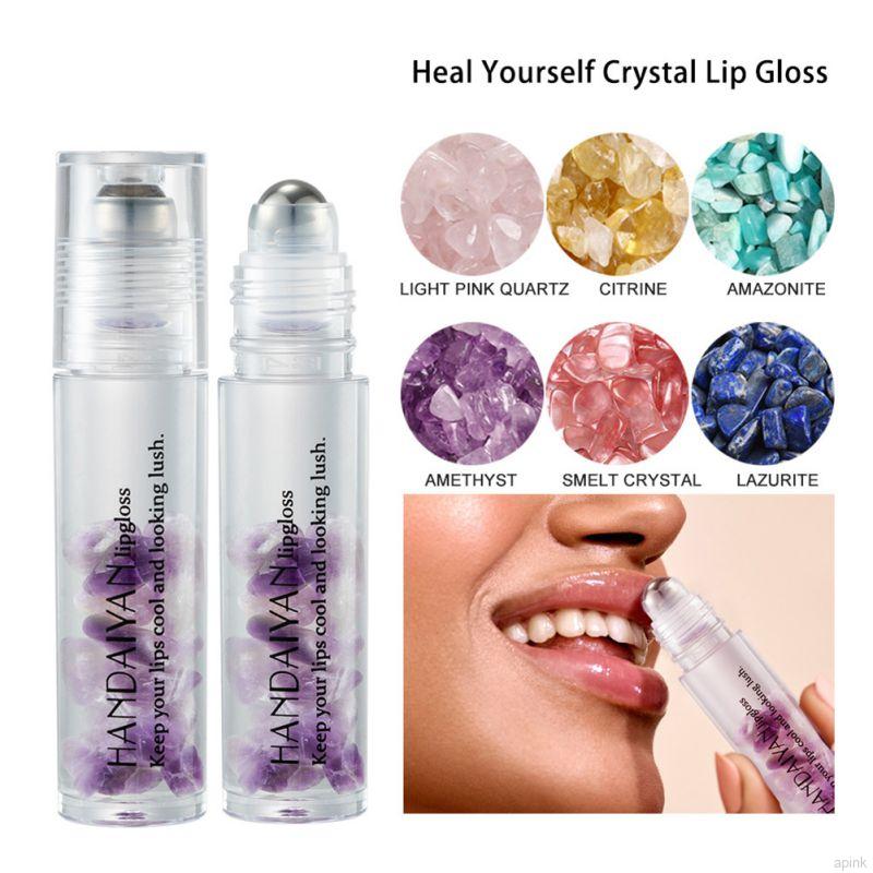 [Hàng mới về] Son Bóng Trong Suốt Dưỡng Ẩm Chống Nước Có Đầu Lăn Tiện Dụng | BigBuy360 - bigbuy360.vn