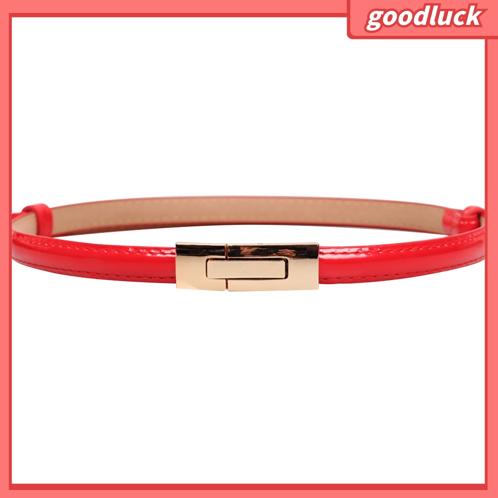 Dây Nịt Nữ, Giả Da, Bản Hẹp