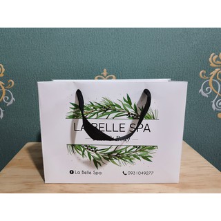 100 Túi in theo yêu cầu size M phom ngang  20x15x7 (giấy couche)