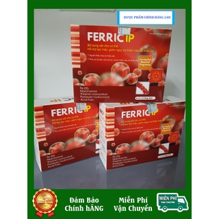FERRIC IP 50mg – THUỐC BỔ MÁU, BỔ SUNG SẮT (hộp 20 ống)