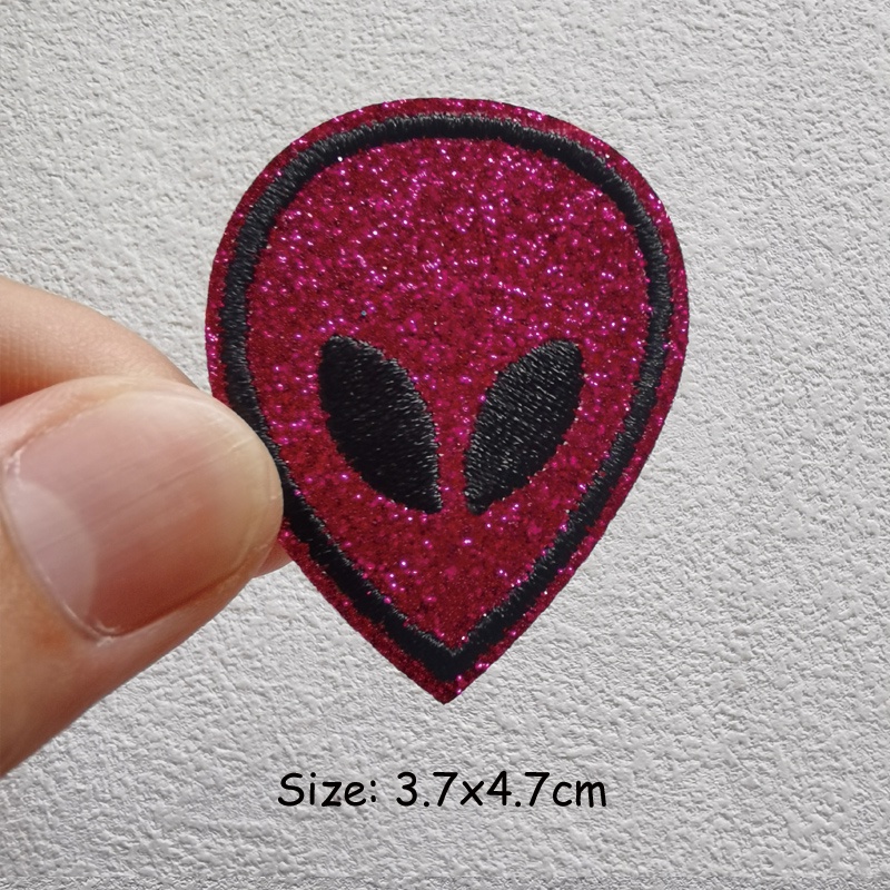 Tự làm UFO Miếng dán Sắt trên Miếng dán trên quần áo Miếng dán thêu nhiệt cho quần áo Miếng dán ngoài hành tinh cho quần áo Áo khoác