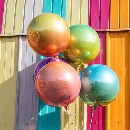 Bóng bay 4D 24” inch bong bóng ombre 50cm trang trí sinh nhật sự kiện