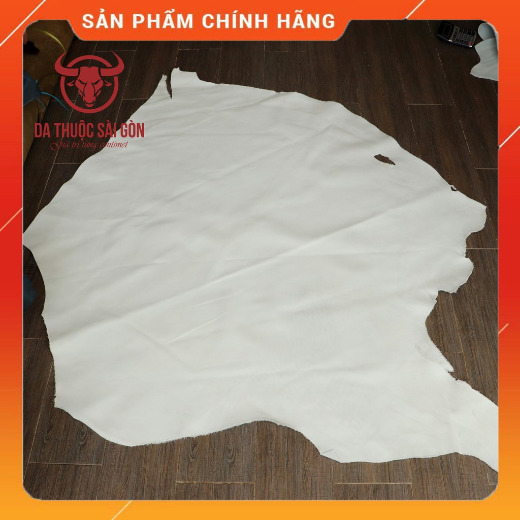 Da Bò Mộc Vụn Màu Trắng Để Nhuộm Màu Kích Thước Từ 5 Đến 12 Pia một Tấm - Da Thuộc Sài Gòn Địa Chỉ Mua Da Bò Lẻ