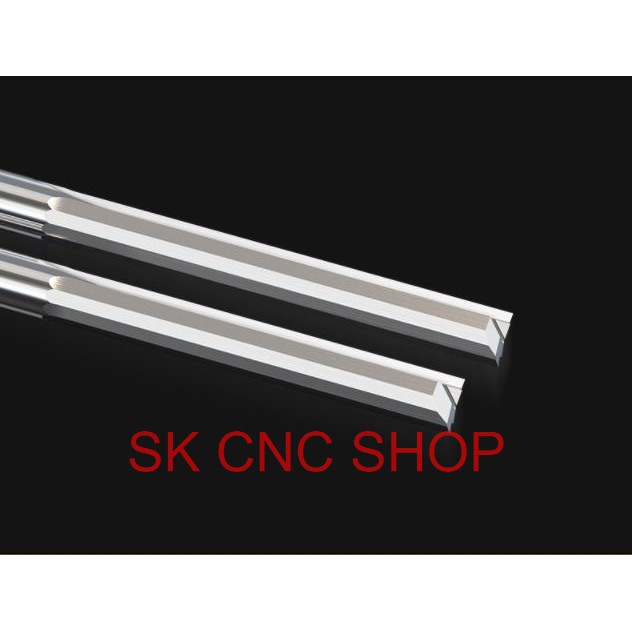 Mũi dao CNC 2 ME thẳng - 5A - Chuyên Alu - SK CNC SHOP